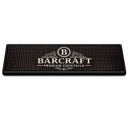 Custom Anti-slip PVC Bar Mat for Cocktail Bars & Beverage Brands