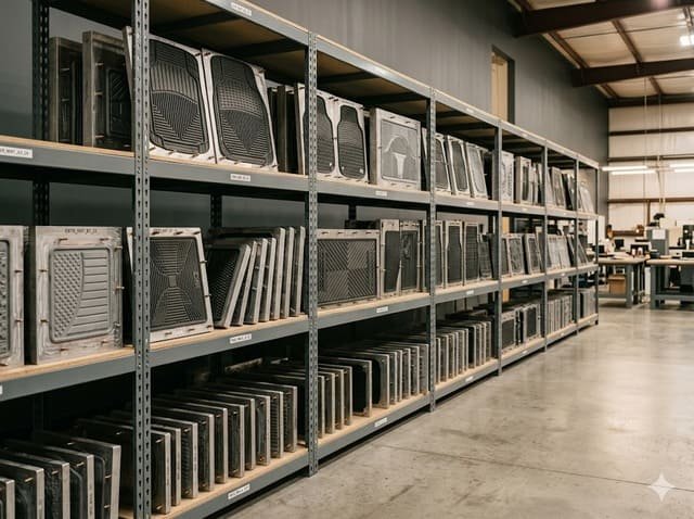 Stort in-house skimmelbibliotek