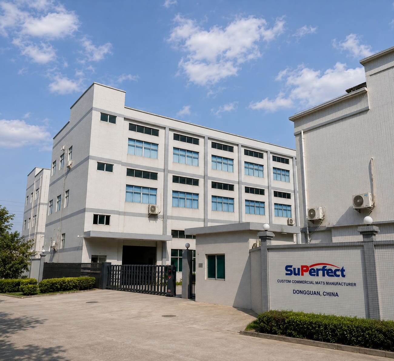 SuperfectCraft company building in Dongguan, Kina