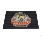 Custom Barber Station Mat With Full Color 3D PVC Logo - thumbnail 10