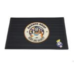 Custom Barber Station Mat With Full Color 3D PVC Logo - thumbnail 5
