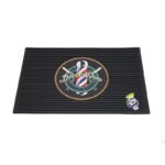 Custom Barber Station Mat With Full Color 3D PVC Logo - thumbnail 7