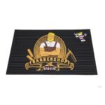 Custom Barber Station Mat With Full Color 3D PVC Logo - thumbnail 8