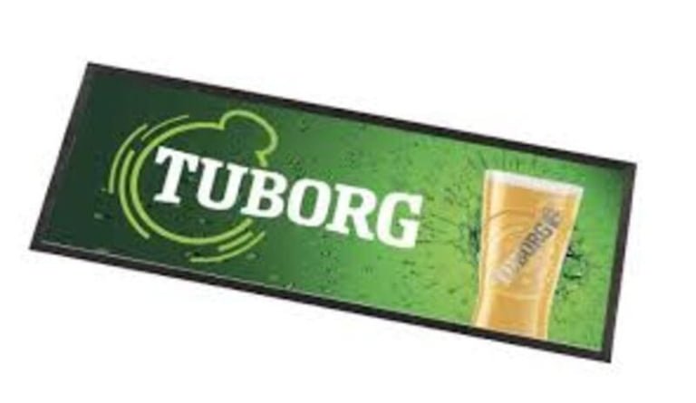 Custom Beverage Brand Bar Runner Mat