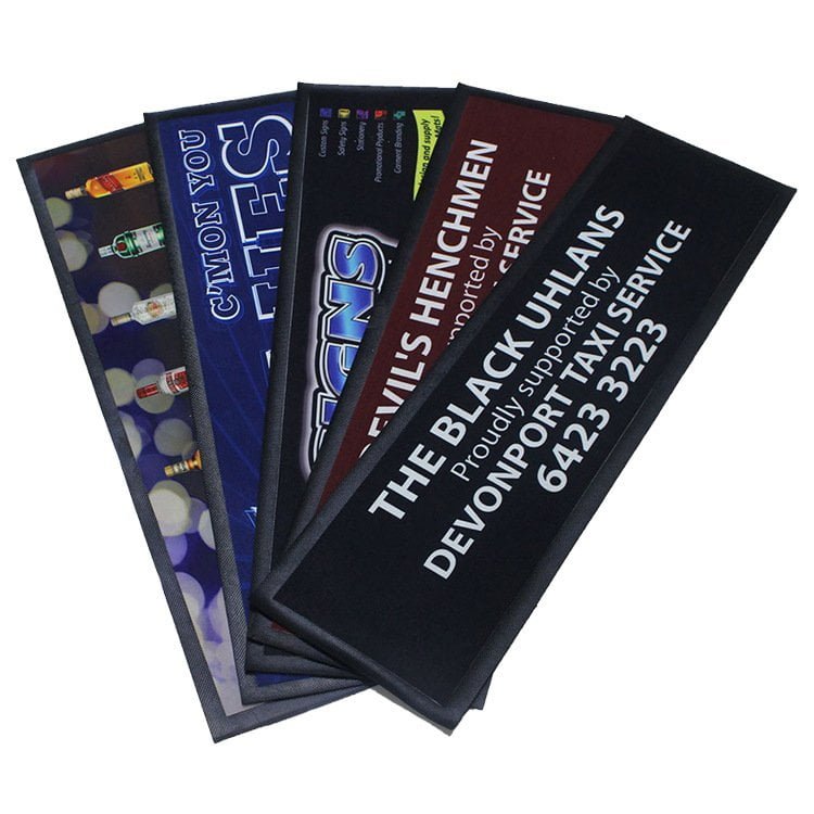 Custom Full-Color Promotional Bar Runner Mat