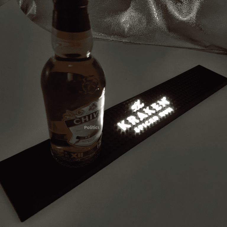 Custom LED Illuminated Bar Mat