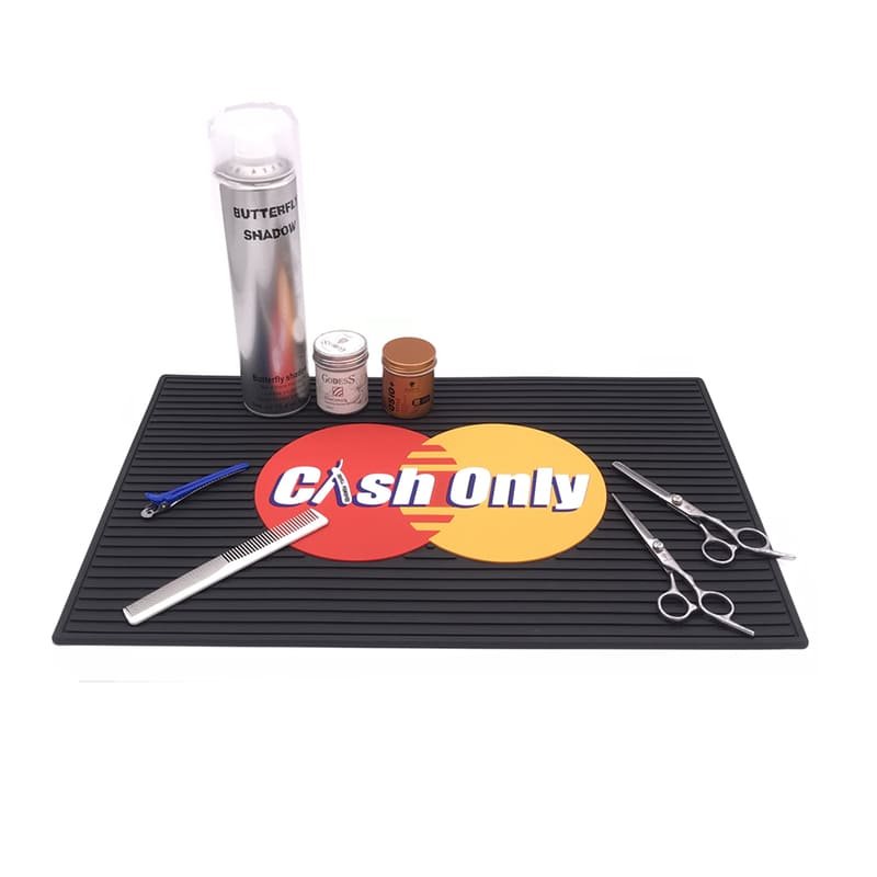 Custom Logo Barber Workstation Mat - image 4