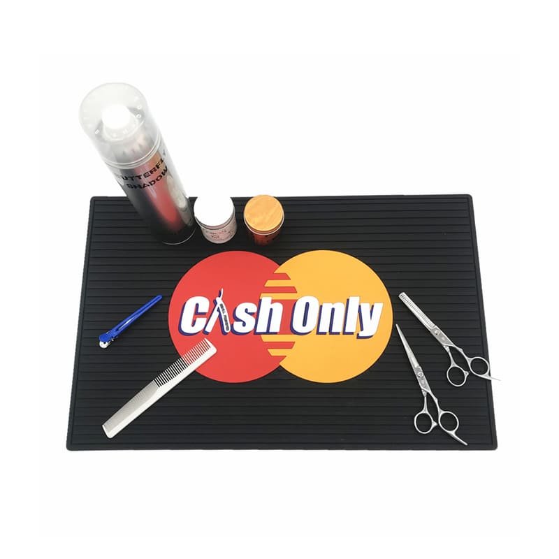 Custom Logo Barber Workstation Mat - image 5