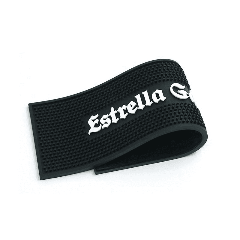 Custom Logo Flexible Rubber Bar Rail Mat - image 2