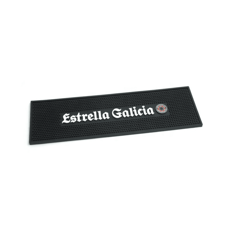 Custom Logo Flexible Rubber Bar Rail Mat