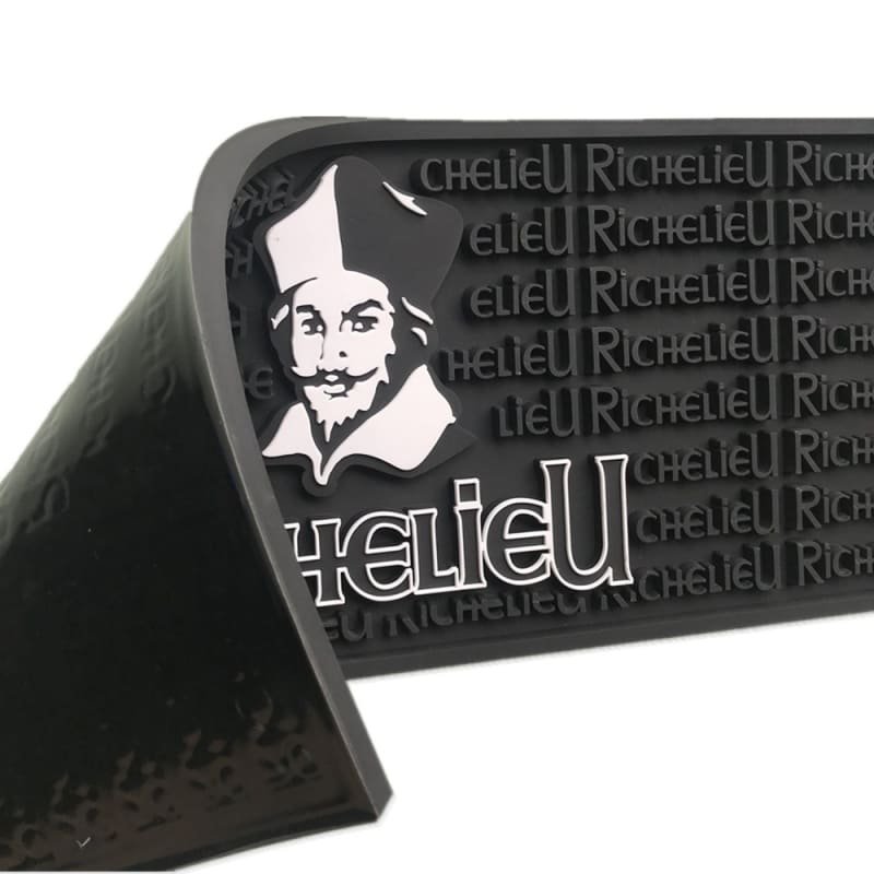 Custom Logo Spill-Resistant PVC Bar Rail Mat - image 5