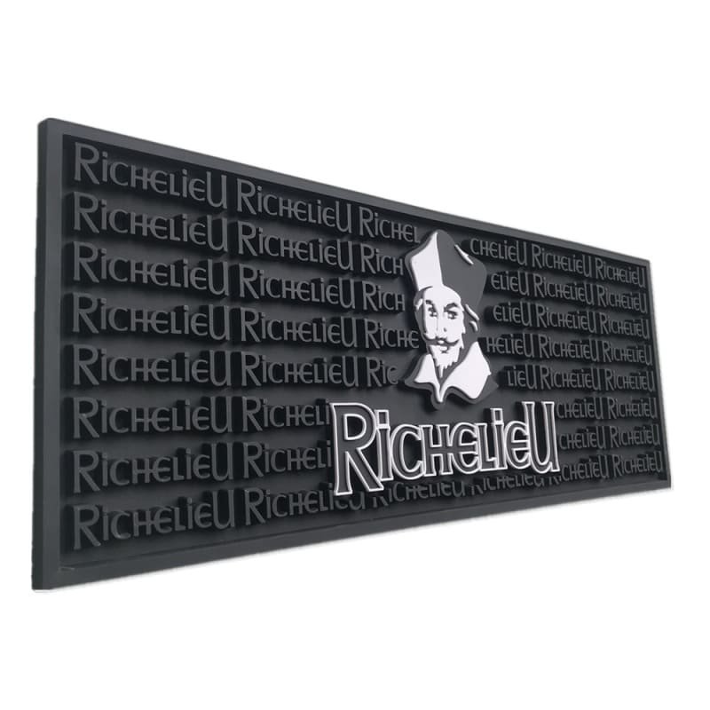 Custom Logo Spill-Resistant PVC Bar Rail Mat - image 4