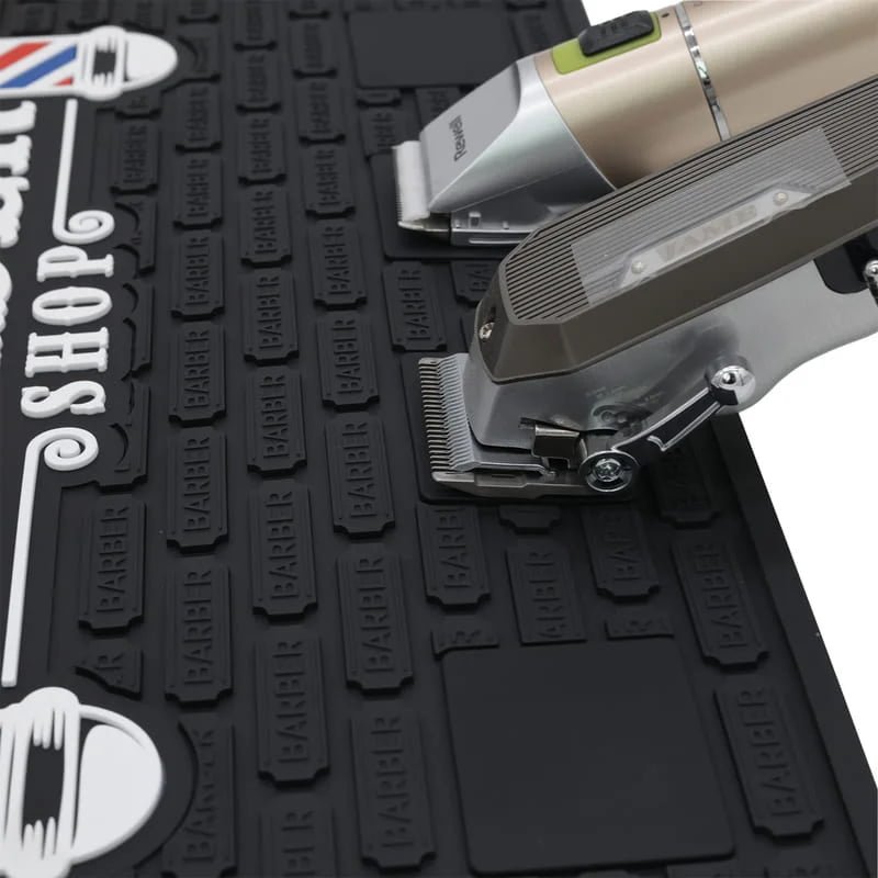 Custom Multi-Zone Barber Workstation Mat - image 2