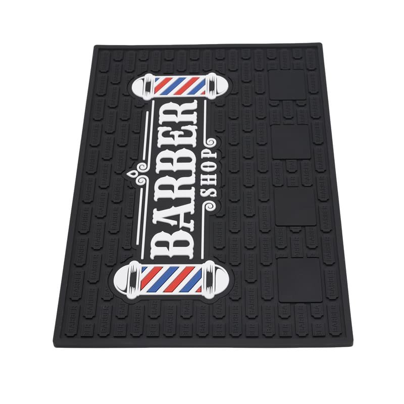 Custom Multi-Zone Barber Workstation Mat - image 8