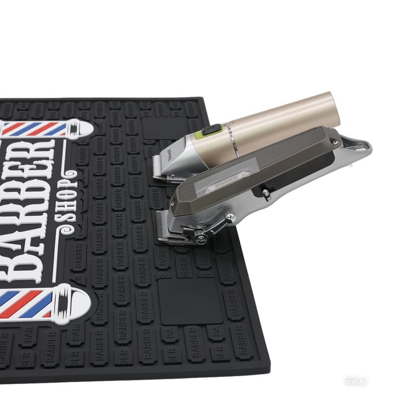 Custom Multi-Zone Barber Workstation Mat - image 7