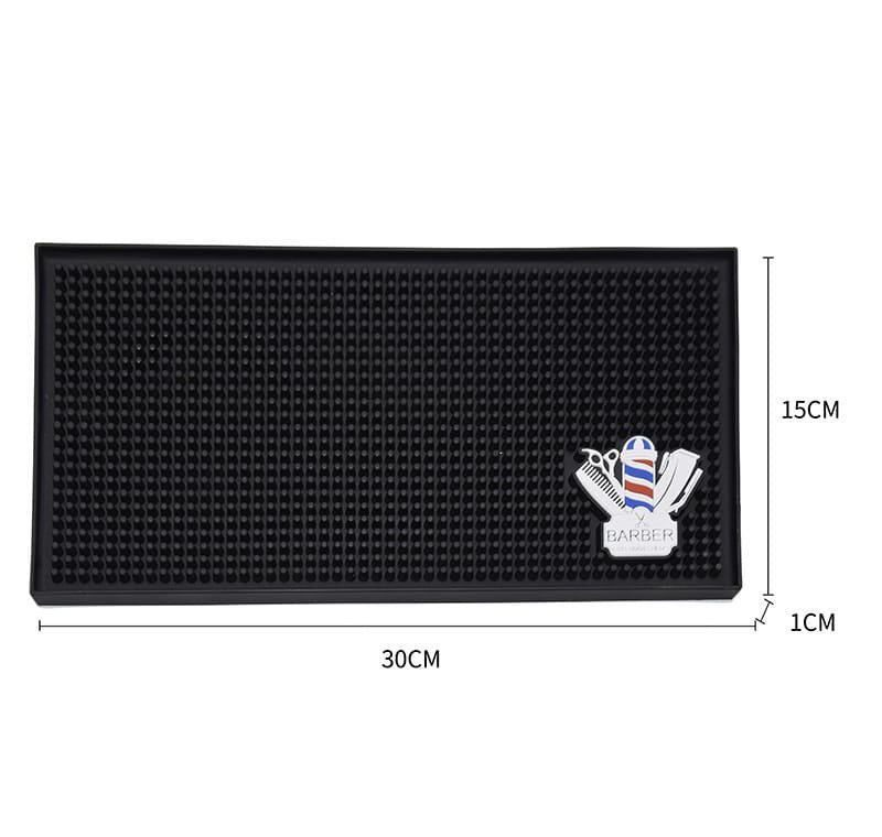 Custom PVC Barber Tool Mat With Raised Logo - image 7