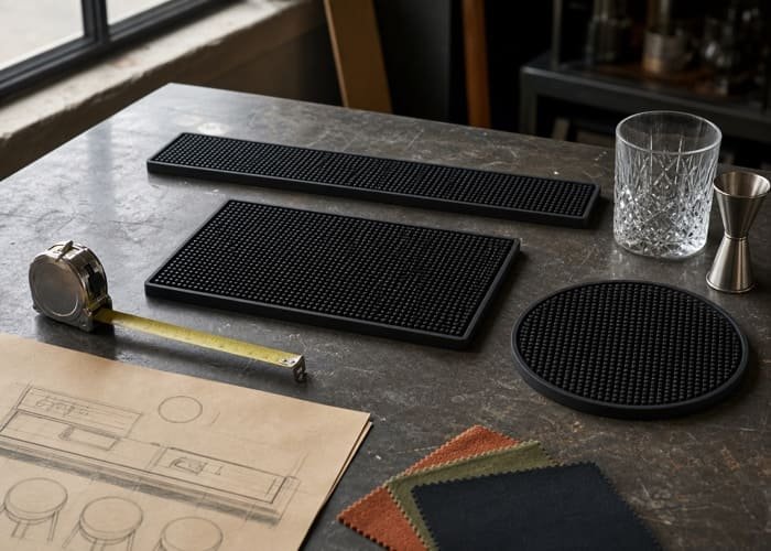 Choosing the Right Shape and Size for a Bar Mat?