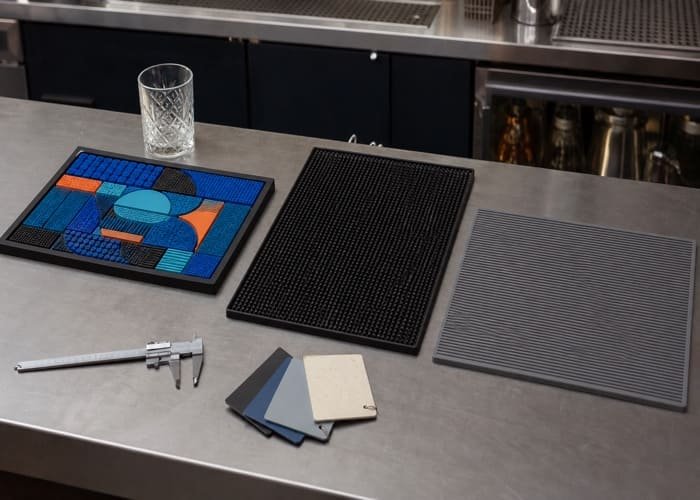 Rubber vs PVC vs Silicone Bar Mats: What’s the Best Material?