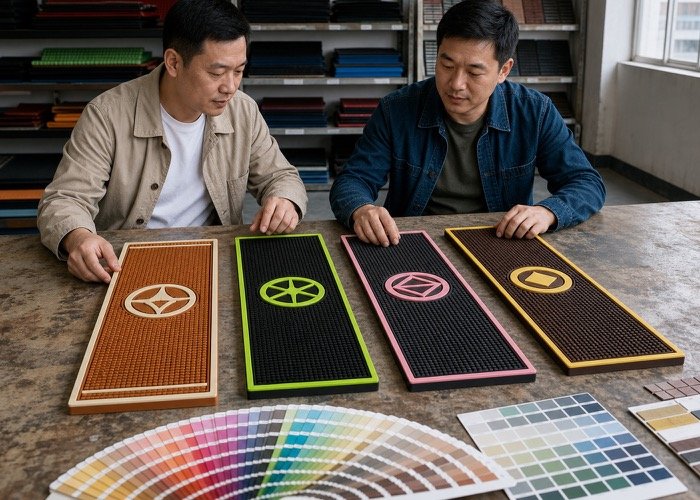 What Are the Best Color Ideas for Custom Bar Mats?