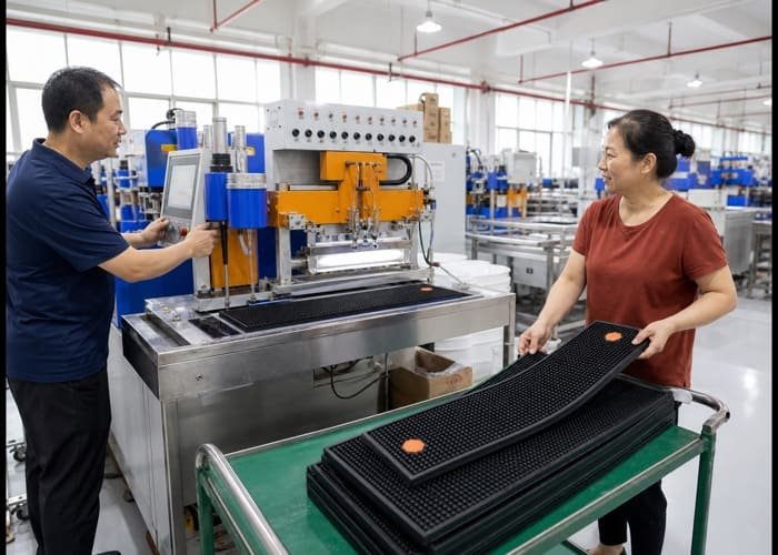 What Is the Bar Mat Production Process From Design to Mass Production?