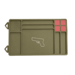 Magnetic Suction Storage Hard-Edged Design Gun Maintenance Cleaning Tool Mat - thumbnail 5