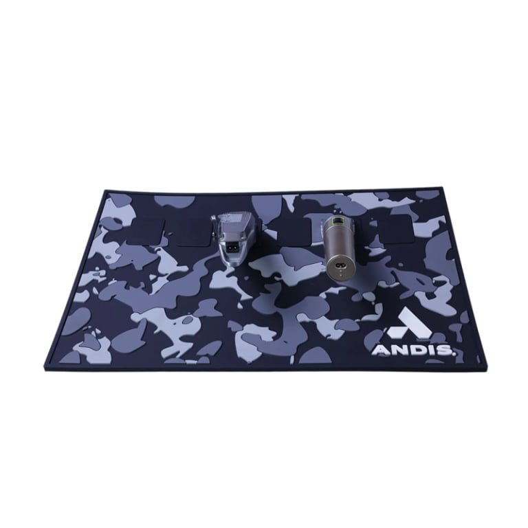 Custom Strong Magnetic Barber Mats for a U.S. Grooming Brand